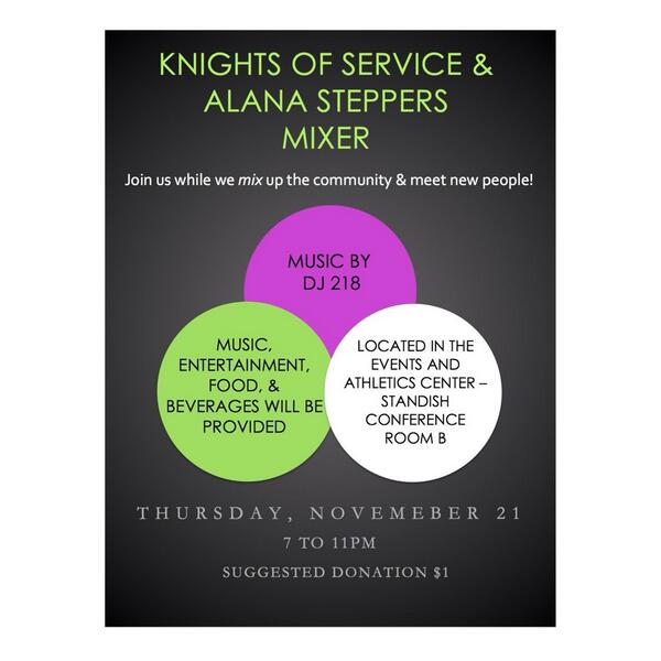 StRoseKOS's tweet image. It's live right now!!! Come through to Standish B in the EAC for the KOS &amp;amp; ALANA STEPPERS Mixer