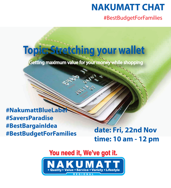 SokoAnalyst's tweet image. Make a date with @Nakumatt this morning from 10AM-12PM &amp;amp; find out how you can save on #NakumattBlueLabel  #Markets