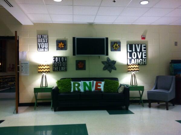 Thank you to Chaz Easterly (A Girl on A Budget Design) She did a wonderful job on our lobby!
