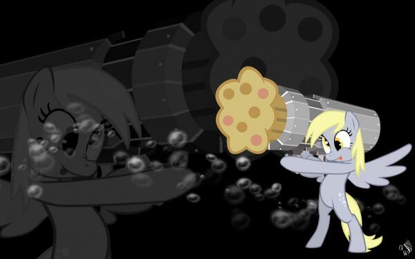 Real_mlpderpy's tweet image. Everypony ready for #MyLittlePony season 4? Derpy&apos;s ready for a fight!