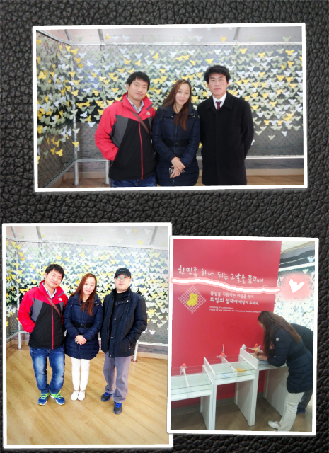 백령끝섬 전망공원에 왔습니다!멀리보이는 북한땅은 오늘 날씨가 흐려 안보여서 아쉽네요
통일을 기원하며..♥thankyoukorea.com