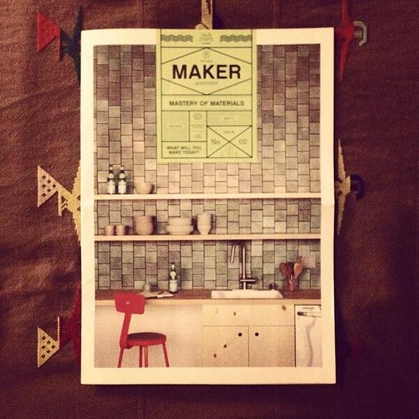 sarahclawrence's tweet image. Unapologetically obsessed with the #Mohawk #makerquarterly 😍