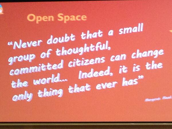 VoicesUnLtd's tweet image. #voices2013 Never doubt that a small group of thoughtful, committed citizens can change the world ...