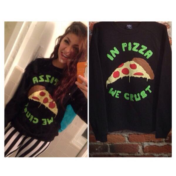 onlyastoner's tweet image. RT @0bianco: @onlyastoner u need this “@flawdclothing: In Pizza We Crust http://t.co/9RRPVHs8U8”