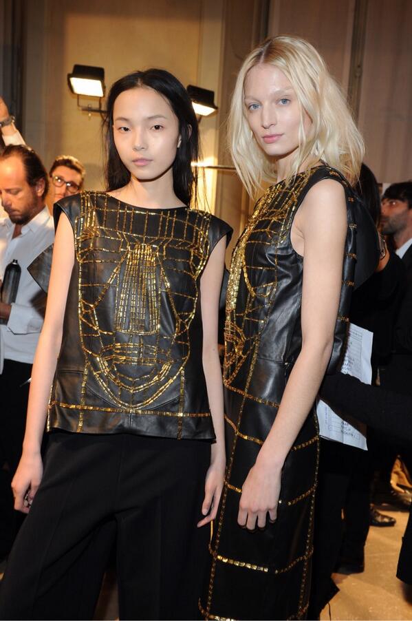 jonofuibrand's tweet photo. From our #fw1314 fashion show! Jo No Fui black leather top and dress available in our stores now! #jonofui #boutique http://t.co/SdQltP0I1x