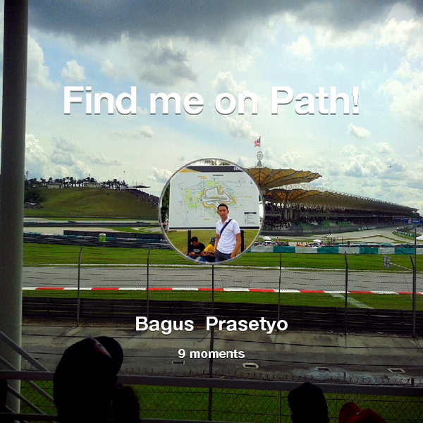 Bagus_GSA's tweet photo. Find me on #Path now! Go to: http://t.co/irehttEXwv! #thepersonalnetwork http://t.co/5d95glQ9H9