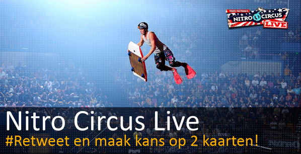 CanalDigitaal's tweet image. #RETWEET en maak kans op 2 kaarten voor 
Nitro Circus Live! #NitroCircusLive #ziggodome
canaldigitaal.nl/nieuws/win--ka…