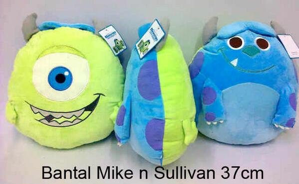Blueproject6's tweet image. Bantal 2muka mike &amp;amp; sully 100rb
