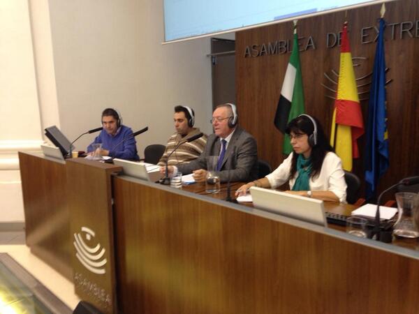 Con Andrés Rico, Presidente de UNICEF de Extremadura