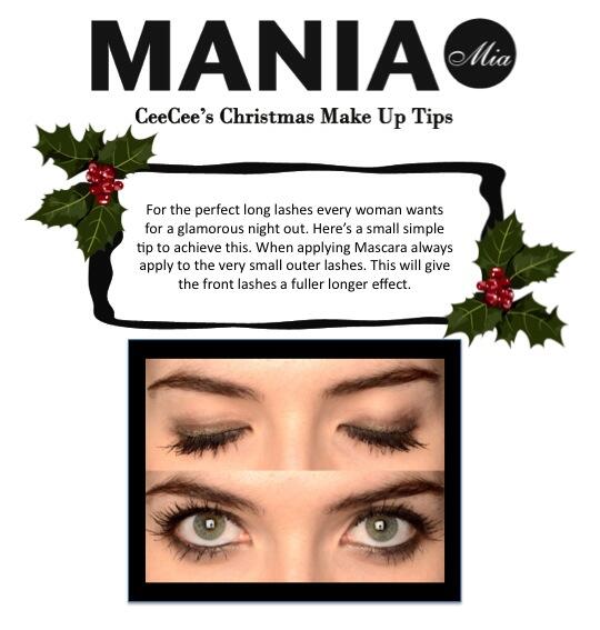Come &amp; join CeeCee from Metamorphosis at Mania Mia on 1st December for make-up tutorials &amp; demonstrations. #makeup