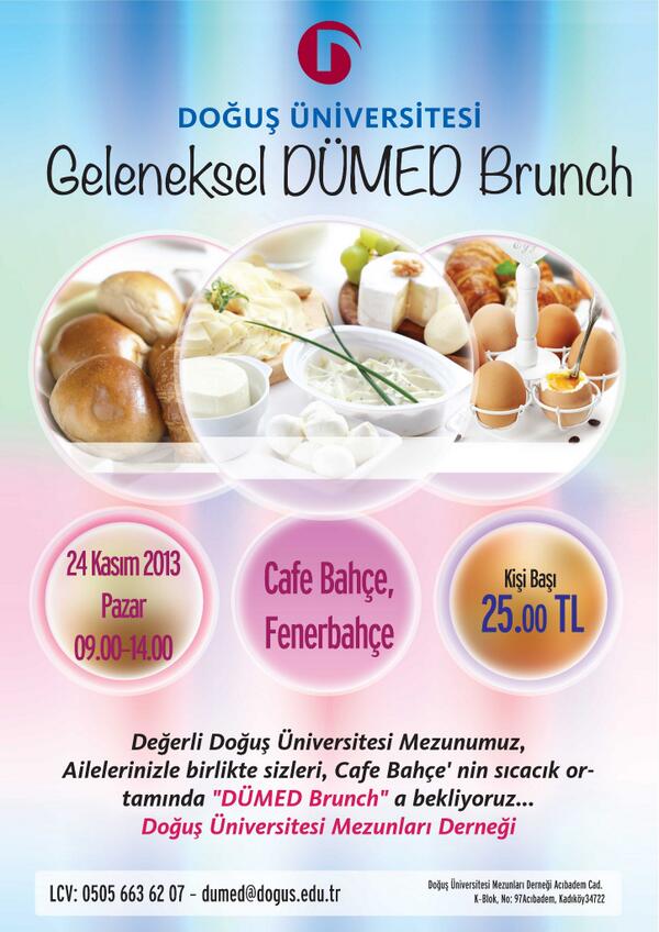 Değerli mezunlarımız, 24 Kasım Pazar günü buluşmak üzere...