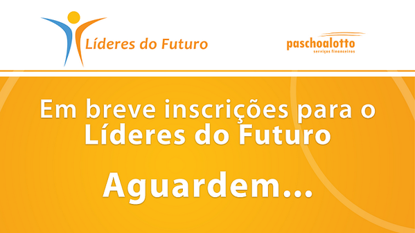 PaschoalottoSF's tweet photo. #LideresDoFuturo vem aí! http://t.co/h07T4UuNXQ