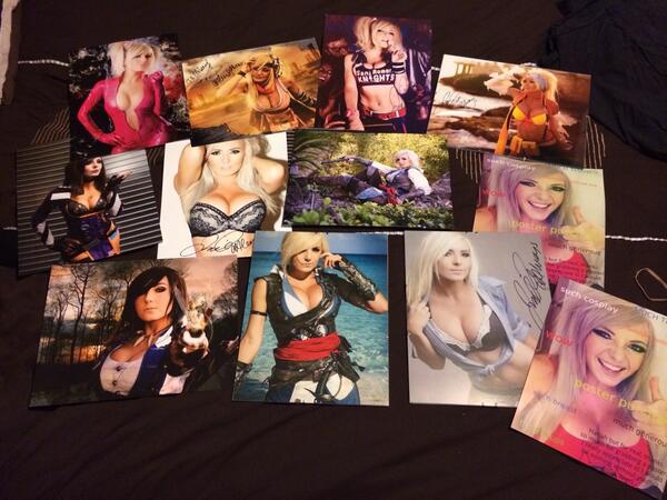 MichaelBoxall1's tweet photo. I think I may have gone a bit over the top damn you and your good work @OJessicaNigri http://t.co/t7GZHQbUGK