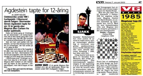 Magnus (12) til undertegnede: "Jeg er ikke god nok til å bli best i verden." Du tok feil <a href="/MagnusCarlsen/">Magnus Carlsen</a>! #VGsjakk