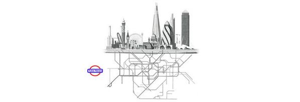 LondonTubeLive's tweet photo. New Design from #LondonUnderground Art for London http://t.co/8xCiOryM5z