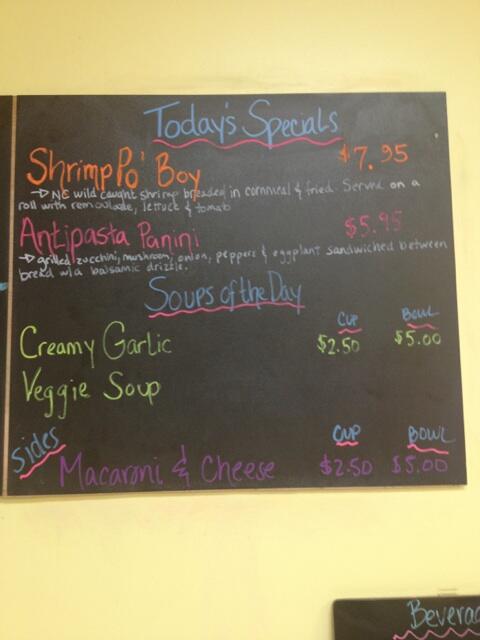 2SistersCafe's tweet photo. Today's specials http://t.co/lVaFuDESsY