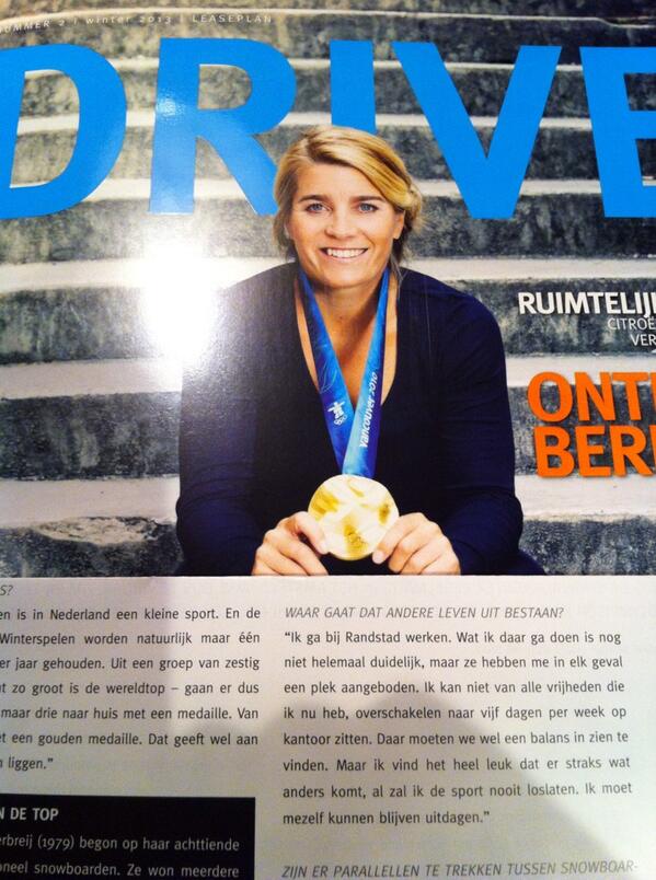 #Drive van #Leaseplan meldt <a href="/nsauerbreij/">Nicolien Sauerbreij</a> wordt #Randstad collega na Winterspelen #Sochi #werkenaansportieveambities