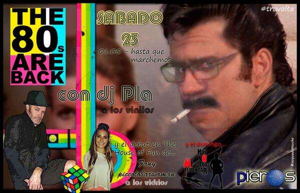 PierosGrado's tweet photo. #The80sAreBack #John #DjPla #houseoffun http://t.co/1JRNz4xIxu