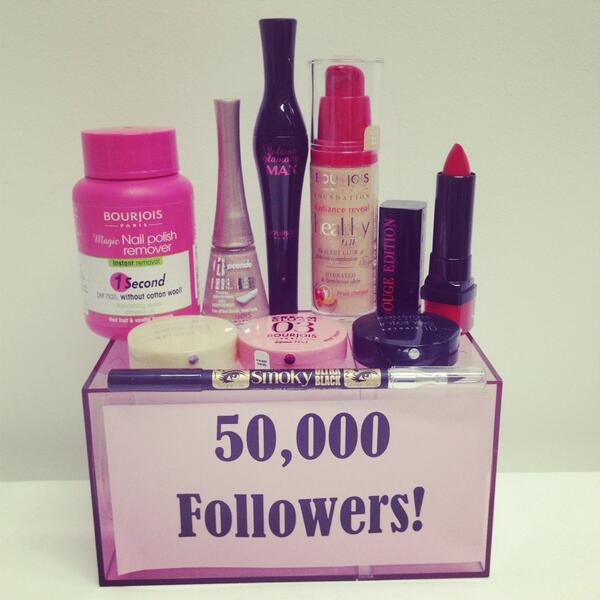 bourjois_uk's tweet photo. Help us reach 50,000 followers! RT &amp; follow to win this best of Bourjois set worth over £50! #fridayfrenzy http://t.co/lJ3dIB8PRe