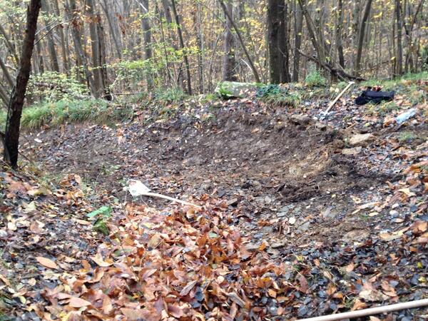 rivierabike's tweet photo. Another rock fest turned into berm http://t.co/qplnLEQD3r