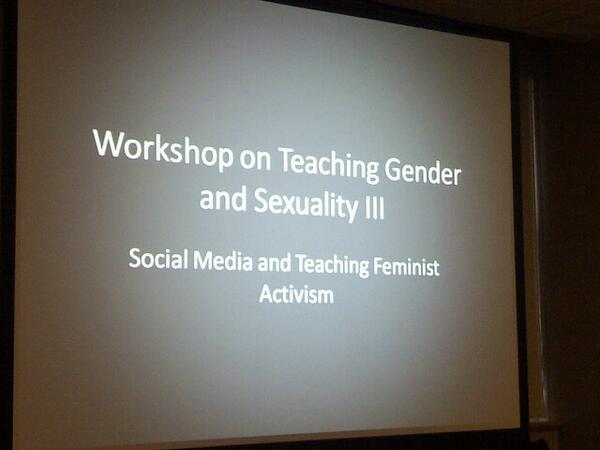 afastudentrep's tweet photo. #AFA #AAA2013 We are having a great discussion this morning on teaching feminist activism http://t.co/7AI3R5cMtU