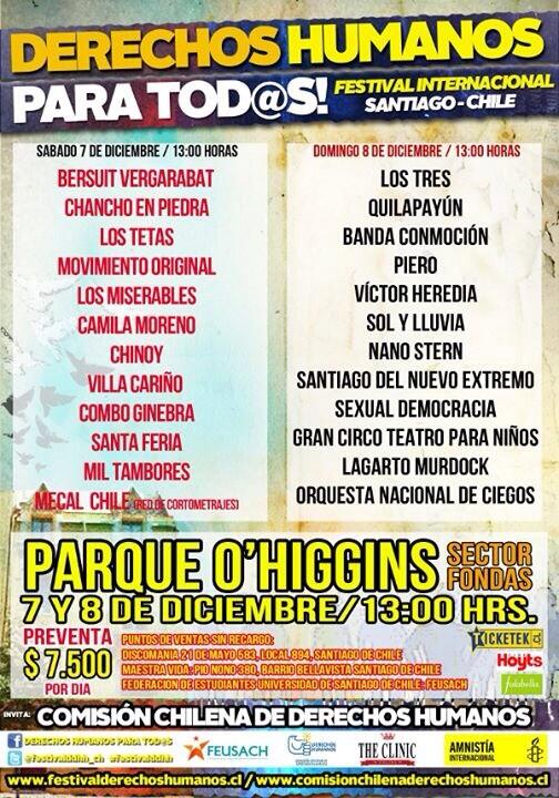 jsolivares's tweet photo. #FelizDiaDeLaMusica yo lo celebro el 7 y 8 de diciembre en el #festivalddhh  cc @festivalddhh_ch @cchdh_ch http://t.co/JHOPETxdNE