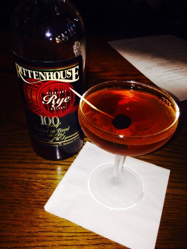 RedhookLondon's tweet image. Tonight we're drinking our namesake cocktail with Rittenhouse 100. Ask Felix or Simon to fix you one. #Rye