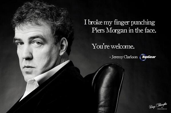 Thank you Jeremy Clarkson