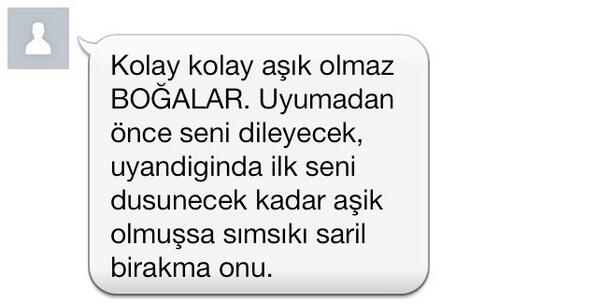 HUYSUZ_AYI's tweet photo. BOĞA Uyumadan önce seni dileyecek, uyandiginda ilk seni düşünecek kadar aşık olmuşsa sana sımsıkı sarıl bırakma onu. http://t.co/YdpFT3iY7z