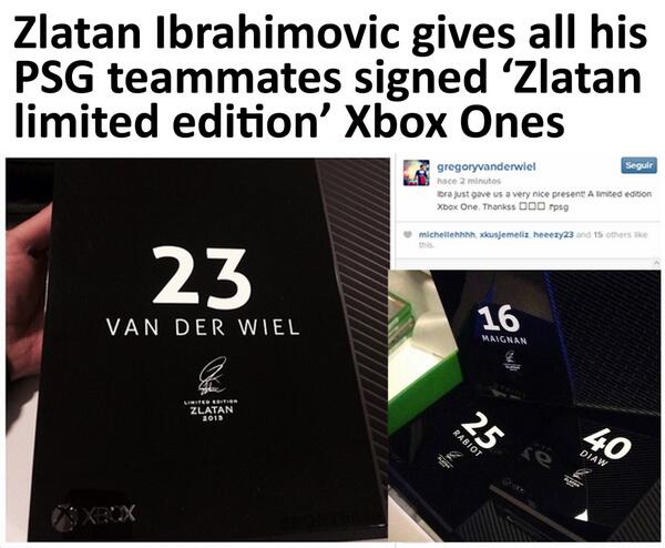 ODDSbible's tweet photo. Zlatan!! http://t.co/Ot7QvDcuwe
