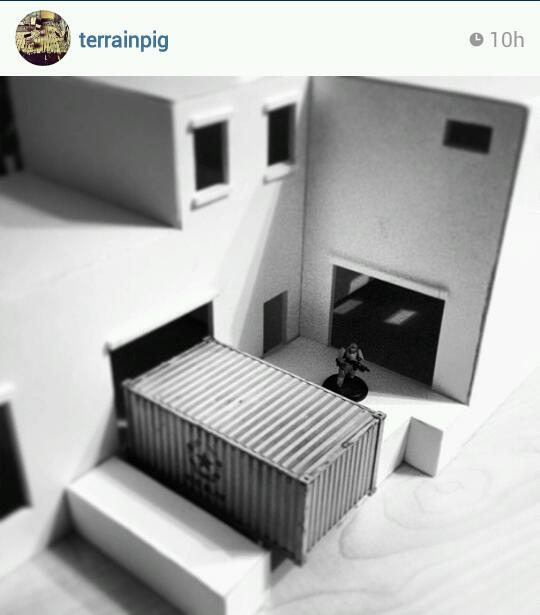 TerrainPig's tweet photo. #LoadingDock, challenge accepted! #TerrainPig #terrain #wargame #apocalypse http://t.co/xbz5aeOj7U
