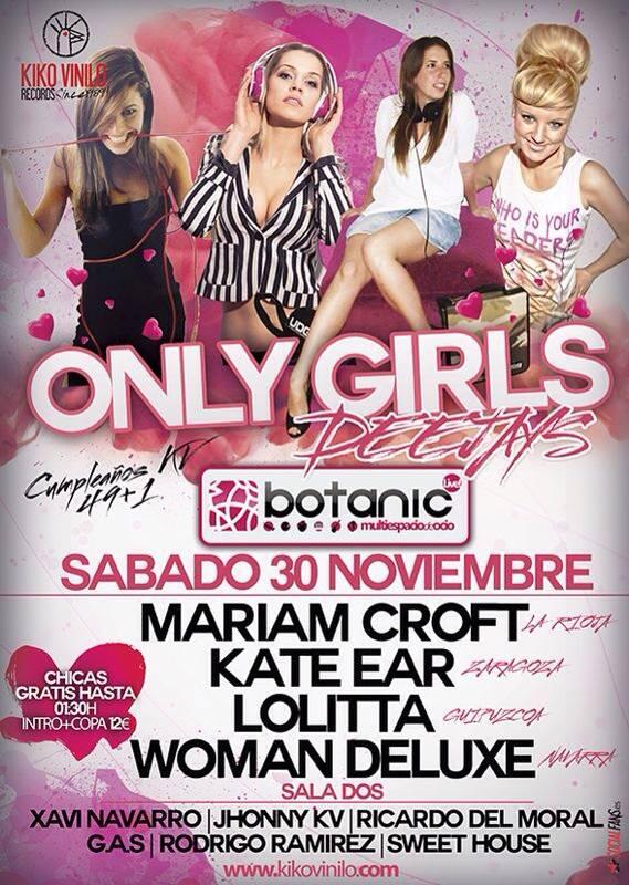 <a href="/amaiacolunga/">amaia</a> Proximo sabado 30 en Botanic Only girls djs. Chicas gratis hasta la 1:30 Te espero ;)