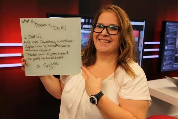 #TeamTrijntje's <a href="/HorsmanKlein/">Sanne Klein Horsman</a> did it! #TVOH4