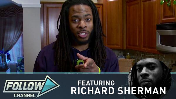 FollowChannelMM's tweet image. Watch @RSherman_25 wrap up the first season of Follow Channel bit.ly/18unH98 #Seahawks #NFL