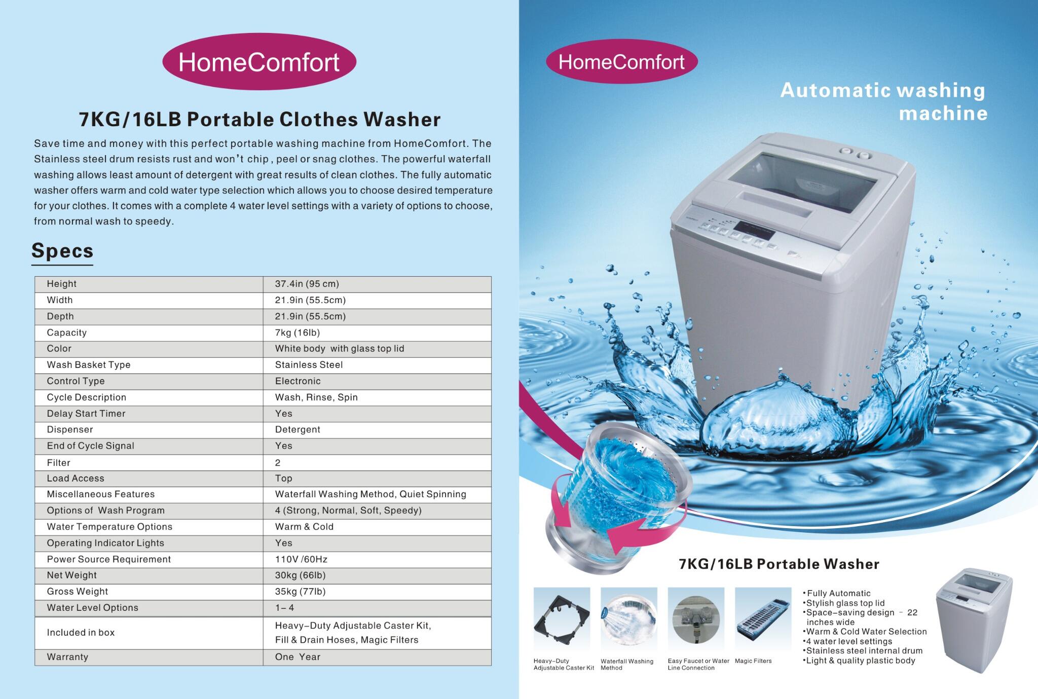 Home comfort cheap washing machine