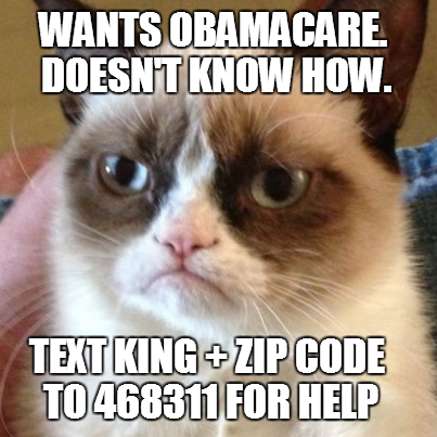 KingCountyWA's tweet photo. Now you can text "KING + your ZIP" to 468311 to get 1-on-1 health insurance help near you! #coverkc http://t.co/s7f0RWGQEv