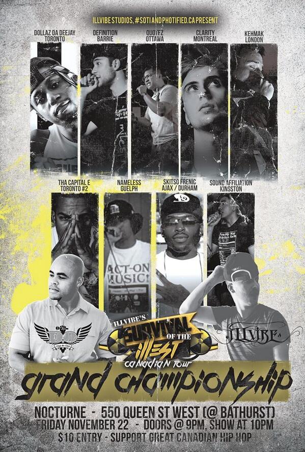 Skitso_Frenic's tweet image. #SkitsoFrenic TONIGHT! #Nocturne GRAND CHAMPIONSHIP #SOTI Toronto!  DETAILS HERE: DocterDr.com