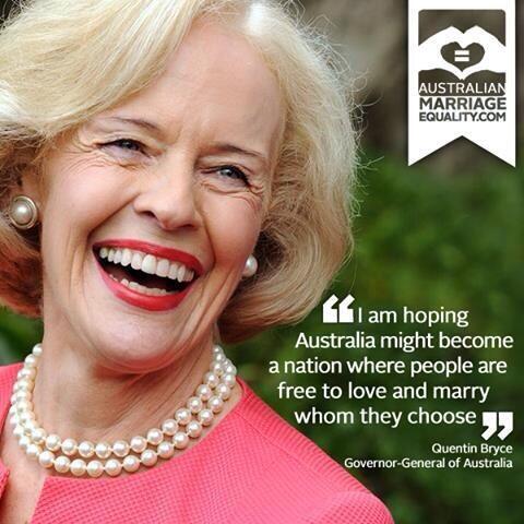Mayors4Equality's tweet image. Our #GovenorGeneral #QuentinBryce foresees #MarriageEquality in #AUSpol!
Thank you 4 speaking out on #GLBT issue #GG