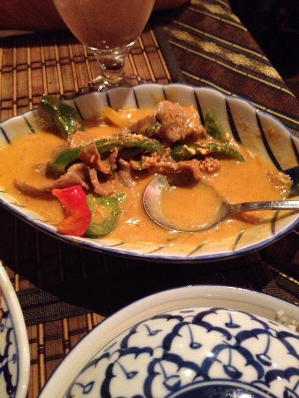 SmallStephie's tweet image. Engagement beef curry!