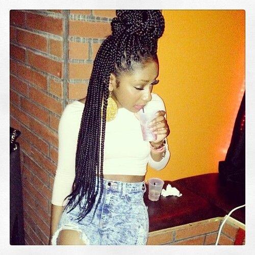 Box braids 😍😍😋