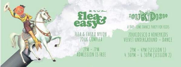 We're throwing a sale at tomorrow's Zouk Flea &amp; Easy X NYLON! Special markdown on our tshirts &amp; everything else –
