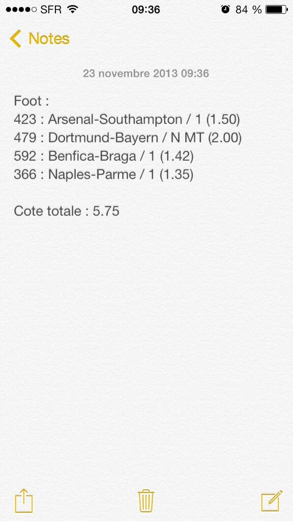 MedPronos's tweet image. Pronos du jour !!! En espérant me rattraper de la salle soirée d'hier !