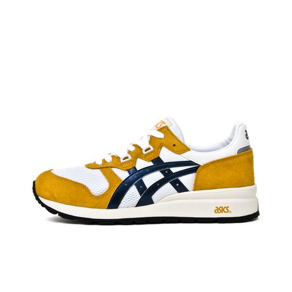 asics gel epirus mustard white navy