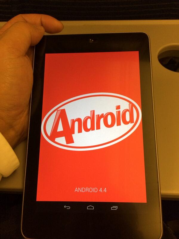 Nexus7のOSを4.4(kitcut)にしたらこんなのが出てきた。