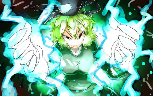 蘇我屠自古(東方プロジェクト) 「ヘル アンド ヘブン(違#深夜の真剣お絵描き60分一本勝負 」|はしろのイラスト