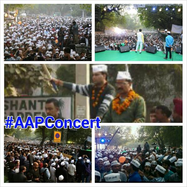 aartic02's tweet photo. @bharat_builder @DrManishKumar1
अब मीडिया के कानों तक
"आप" की जीत की गूँज जा रही है
#AAPConcert http://t.co/WZHiI1Eifw