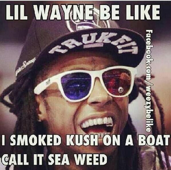 FunnyPicsDepot's tweet photo. Lil Wayne be like... http://t.co/9Fij18VnKV