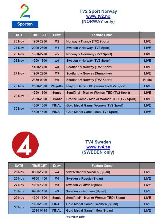 Tv2 schedule today