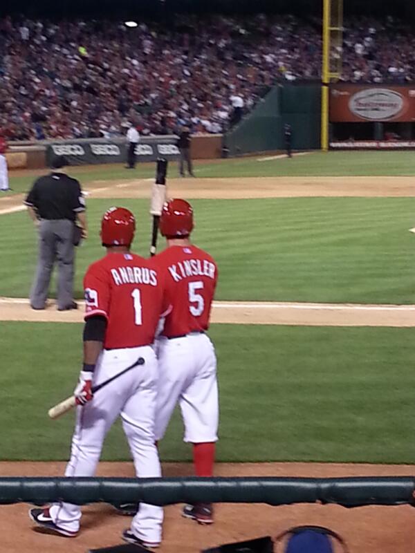 @ElvisandrusSS1 this is one of my fav pics gonna miss seeing the two of my fav rangers together!!!