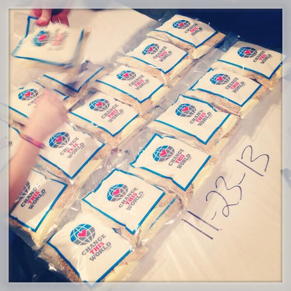 One package is enough for six meals! #ChangeThisWorld #FoodPacking #TyphoonHaiyan #Philippines